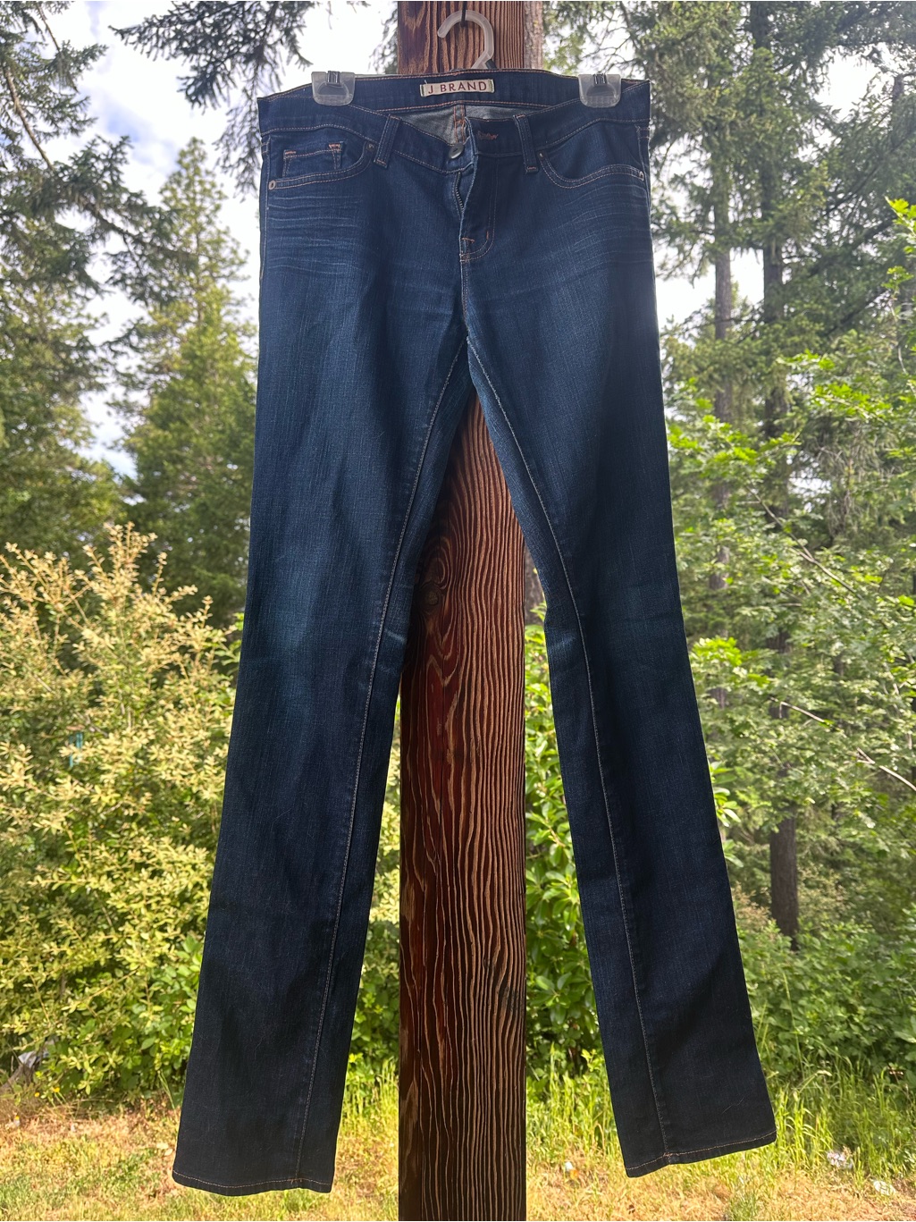 J Brand Dark Indigo StraightLeg Jeans